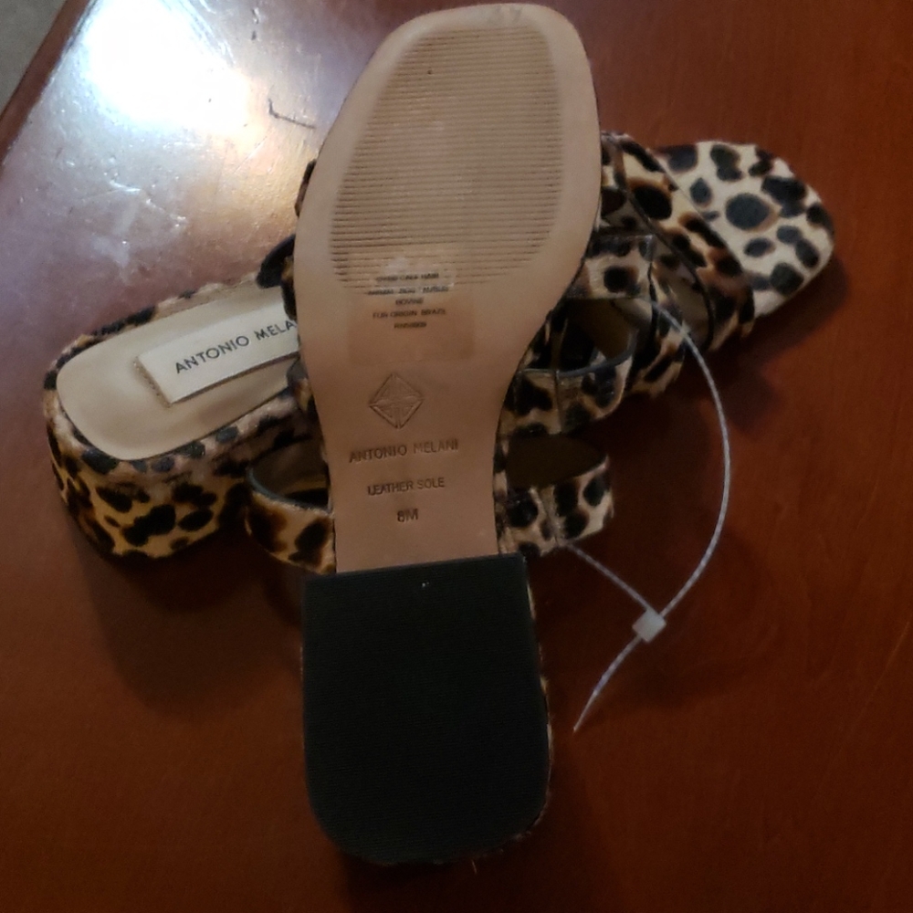 Antonio Melani sandals, color leopard, size 8 M - Picture 5 of 6